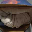 Bedsure Electric Blanket Twin - Soft Flannel Heated Blanket, Fast Heating with 10 Time Settings & 6 Heat Settings, Warm Gift for Grandma (62x84 inches, Cream)