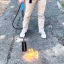Flame King Propane Torch Kit Heavy Duty Weed Burner, 500,000 BTU with Flint Striker, with 10-ft Hose Regulator Assembly