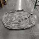 Medium Premium Faux Fur Dog Bed Cover (Silken Grey)