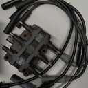 UF305 Ignition Coil & Iridium Spark Plugs & Wire Set Fit for Chrysler Town & Country Voyager Pacifica 3.3L/3.8L V6, Ignition Coil Pack Fitr for Dodge Grand Caravan Caravan 3.3L/3.8L V6, Replaces UF412