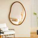 Irregular Wall Mirror Decorative Asymmetrical Mirror Abstract 32x22 inch