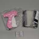 Stitch Gun for Clothing, Stitchy Gun Quick Clothes Fixer, Dress Tagging Gun-Includes 2,000 Black Fasteners & 2,000 White Fasteners & 6 Needles (Rose Red/White)