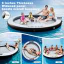 AWSUM Inflatable Water Hammock for Adults, Round Boat Float for Lake Ocean