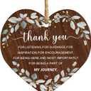 2026 Thank You Christmas Ornament - Appreciation Gift for Women - Thank You Gift for Coworker, Friend, Teacher, Boss, Employee,Christmas Ornament