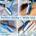 PetLovers Large Lint Roller with 3 Refills  360 Total Sheets for Tackling Pet Hair, Extra Large Floor and Carpet Roller for Homes with Pets, Perfect for Floors, Furniture, and Loving Pet Owners