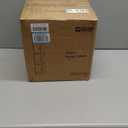 4 Tier Stackable Storage Bins with Lids, 28Qt Plastic Storage Containers with Magnetic Doors & Wheels, Convenient Storage Bins Closet Organizers, Household Organization for Home, Party, Office, Dorm (White)