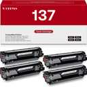 137 Compatible Toner Cartridge Replacement for Canon 137 Black Toner Cartridge, Work with Canon ImageClass D570, MF236n, MF216N, MF227dw, MF242dw, MF240, MF230, MF216n, MF236n, MF227dw (Black, 4-Pack)