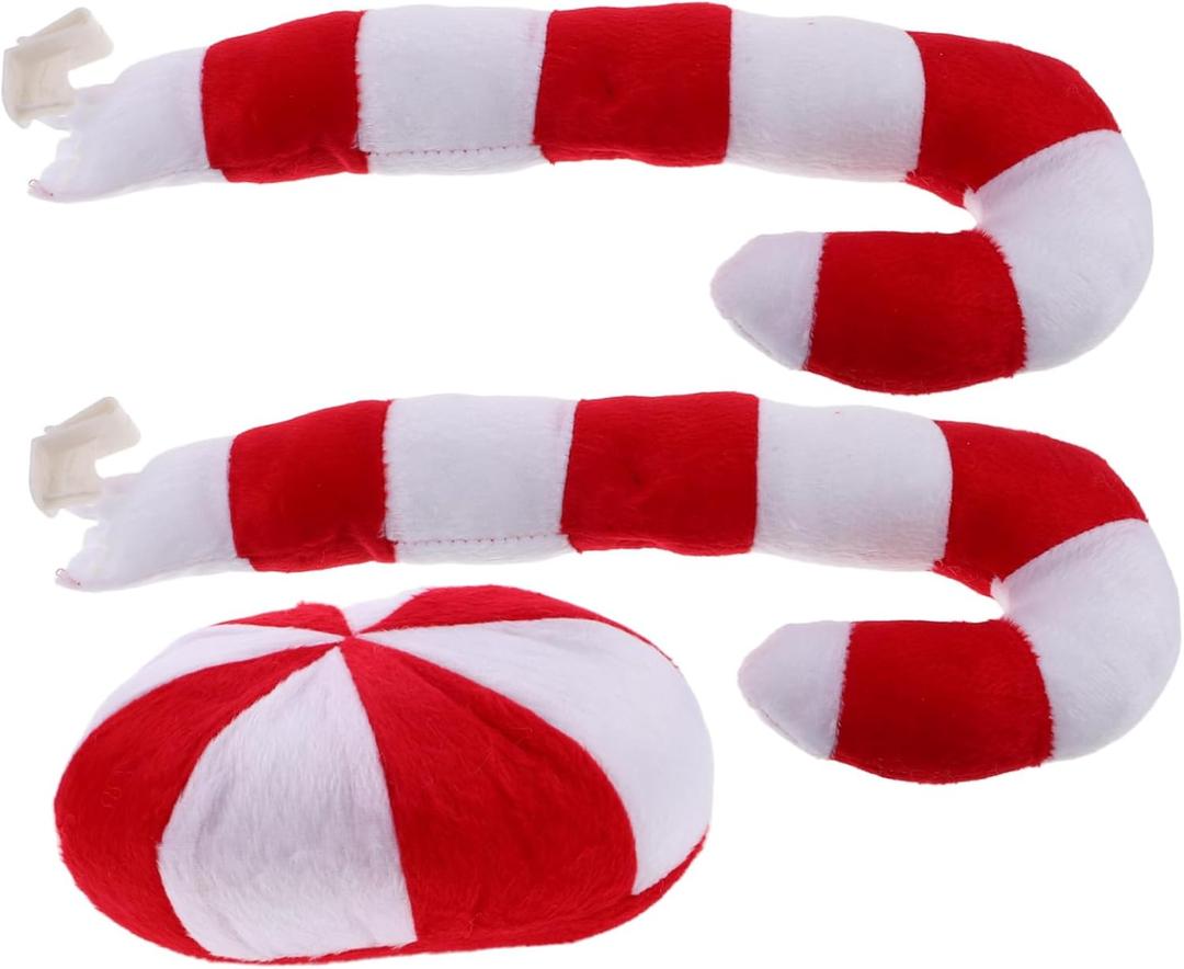 DECHOUS Christmas Decor Car Antlers Set Reindeer Car Decorations for Holiday Vehicle Nose Easy to Install