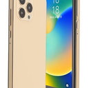 iP14 Pro Unlocked Smartphone for 11.0, 4G Dual SIM Phone, 4GB 32GB ROM Cell Phones Unlocked, 6.1 HD Screen, Face Unlock, 6800mAh, 8MP 16MP, Gold
