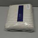 Queen Size 4 Piece Sheet Set - Comfy Breathable & Cooling Bed Sheets Set - Hotel Luxury Bedding for Women, Men, Kids, Teens, Boys & Girls - Deep Pockets and Wrinkle Free - Oeko-Tex - Beige Stripes 2