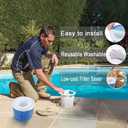 2 x GOKU 30-Pack Swimming Pool Filter Skimmer Socks for Inground & Above Ground Pool Fine Mesh Leaves Pollen Catcher Debris Pre-Filter Scum Sock, Pool Basket Net Protector Strainer Screen Liners Savers