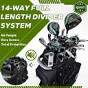 Golf Cart Bag, 14-Way Top Divider with Multiple Storage Pockets, Lightweight & Durable Golf Bag for Men, Cart-Friendly Design