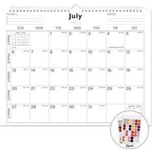5 x Lbylyhxc Calendar 2025-2026 - Includes July 2025 to December 2026-18 Monthly Wall Calendar 2026, 14.7 x 11.5 Inches.Thick Paper with Julian Dates and Block for New Year and Christmas Presents (wall calendar 2025-2026 simplicity)