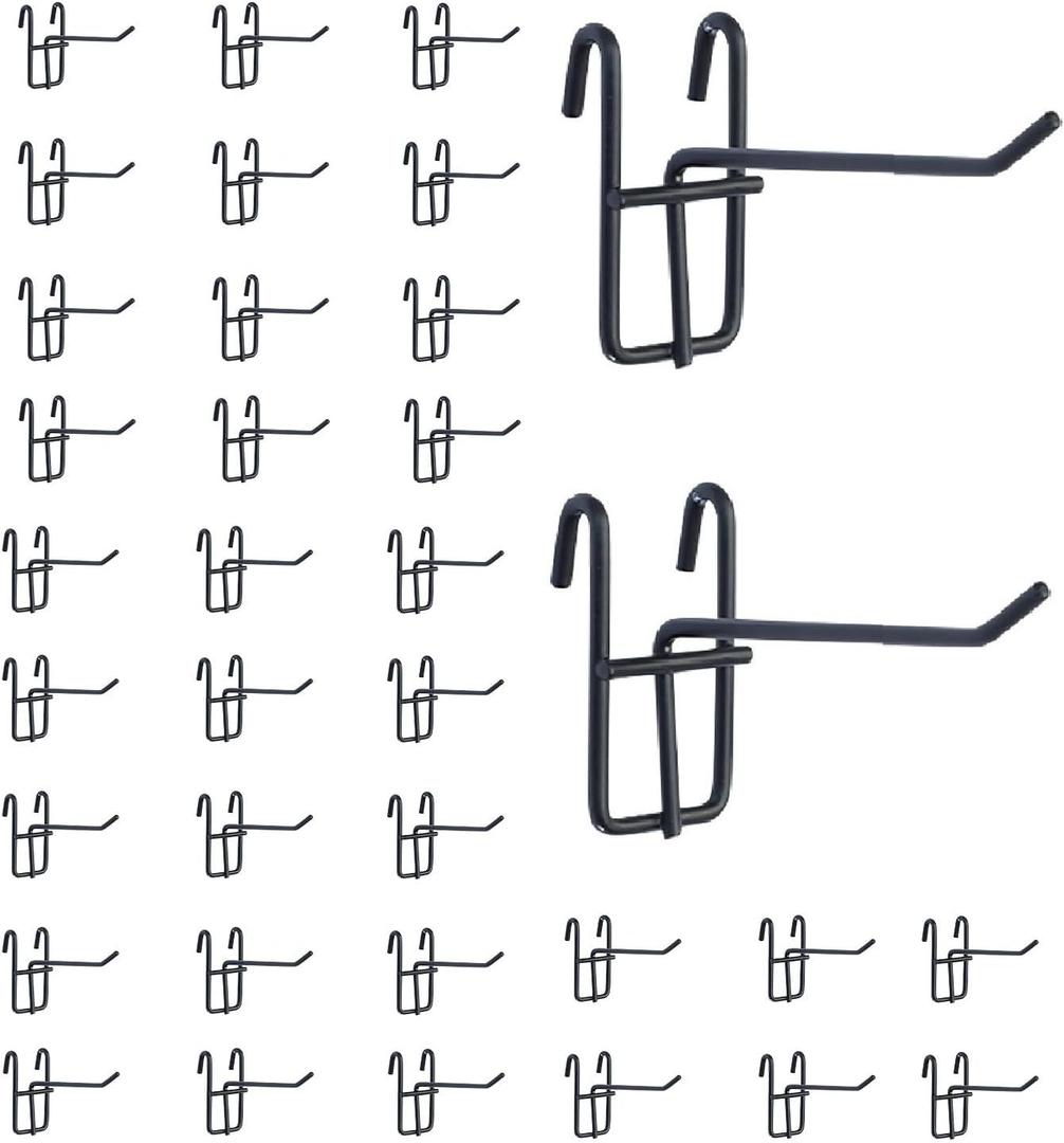 Eastern Tree Gridwall Hooks 4 Inch, Metal Grid Wall Display Hooks, Display GridWall Hooks, Hangers Gridwall Accessories for Retail Store Craft Show Display- 40 PCS