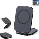 Ultra-Thin Foldable Magnetic Car Phone Mount,Ultrathin Adjustable Magnetic Phone Holder for Car,Portable Foldable Magnetic Phone Mount,270 Foldable Shockproof Phones Mount for All Phone,Laptop,Gym