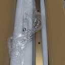 14.2in Alabaster Wall Sconce, Large Natural Marble Wall Light Decor, LED Modern Wall Lamp for Bedroom, Stairs, Living Room, Vanity, Bedside, Hallway (Brushed Bronze 12W)