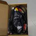 GINGIN RCA to HDMI Converter, AV to HDMI Converter for TV/PC/N64/Wii/PS1/PS2/PS3/STB/Xbox/VHS/VCR/Blue-Ray DVD Players, with 3.3ft RCA and HDMI Cables