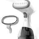 Steamer for Clothes 1500W30S Fast Heat Plancha a Vapor Para Ropa, 260ML Water Tank Clothing Garment Fabric Iron Travel Steamer Handheld Portable for Wrinkles (Grey)