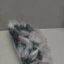 Brightown C9 Christmas String Lights White, 66ft 100 LED Faceted Christmas Lights on Green Wire, Large Bulb Strawberry String Lights for House Roof Roofline Christmas Tree Party Outdoor