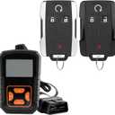 Key Fob Replacement for Chevy Silverado 1500 2014 2015 2016 2017 2018 GMC Sierra 2015-2020 GMC Canyon Chevy Colorado Simple Remote Fob DIY Kit M3N 32337100