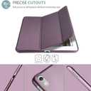 ProCase Smart Case for 10.5” iPad Air 3rd Generation 2019 / iPad Pro 2017, Slim Stand Cover with Translucent Frosted Back for iPad Air 3 -Purple