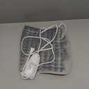 Deepsoon Heating Pad,Electric Heating Pads for Back,Neck,Abdomen,Moist Heating Pad for Shoulder,Knee,Arms,Legs,Dry/Moist Heat & Auto Shut Off,Christmas Gifts for Men and Women,Light Gray,24x12