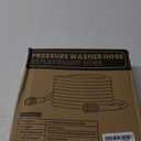 Pressure Washer Hose 32FT, 3300PSI 1/4" Power Washer Hose with M22-14 Brass Fitting, Kink Resistant, No-Leak Design, Durable Replacement Hose fo Ryobi, Greenworks, CRAFTSMAN Most Brand Power Washer