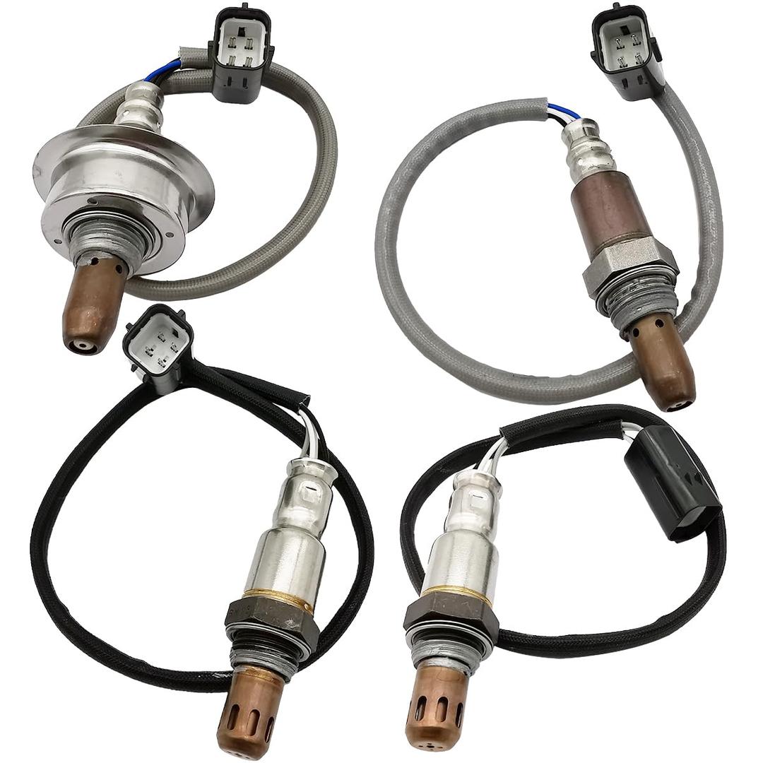 4Pcs Upstream Downstream Oxygen O2 Sensor Replacement for Nissan Murano 3.5L V6 2009 2010 234-9037 234-9081 234-4380 234-4381