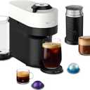 Nespresso Vertuo Pop+ Coffee and Espresso Maker by Breville with Milk Frother, Coconut White