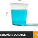 3oz Disposable Plastic Cups 500 Pack,Small Mouthwash Cups, Bulk Sample Tumblers for Home, School, Office, Parties, or Commercial Use