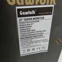 Gawfolk 27 inch 2K QHD(2560×1440) PC Screen, 180Hz Gaming Monitor, 1ms Without Bezel, FreeSync,100% sRGB, 178° Wide Viewing Angle, HDMI2.0 & DisplayPort 1.4, 75 * 75MM Wall Mount Compatible- Black