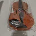 Kisangel Adjustable Violin Toy for Kids, 16.5inch Plastic Beginner Violin Plaything with 4 Strings and Bow, Musical Instrument Toy for Early Learning Decor, 42.00X14.50X6.50CM