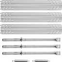 Grill Replacement Parts for Charbroil Advantage 3 Burner 463343015 G432-001D-W1 Gas Grill Parts Char Broil Performance 463435115 463234815 463335115 463340315 Heat Tent Shield Burner Carryover Tubes