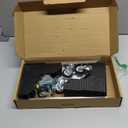 Mini Fridge Stand with 4 Locking Wheels 16.9"-25.6" Adjustable Dolly Base for Furniture Portable Refrigerator Stand(Black)