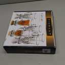 Godinger Dublin Irish Coffee Mugs for Coffees, Lattes, Cappuccinos, Smoothies, Hot&Cold Beverages, & More, 6oz, Set of 5