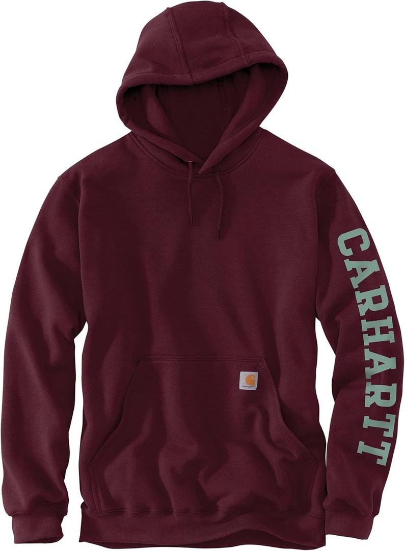 Carhartt Men's 106388 Rain Defender Loose Fit Midweight 1889 Graphic S (Medium, Port)