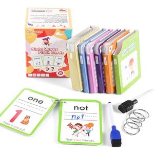 Heamodon Dolch Sight Words Flash Cards Kindergarten, Toddler Flash Cards Ages 3-4