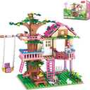 Dream Tree House Friends Building Set Friends Construction Educational Toy 504 Pieces Gifts for Girls Teens Kids Adults Ages 6+
