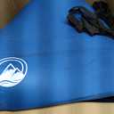 Foam Sleeping Pad for Camping - 0.75-Inch-Thick Waterproof Sleep Pad with Carry Straps for Cots, Tents, or Sleepovers by Wakeman Outdoors (Blue)