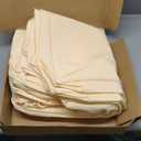 14 Piece Outdoor Patio Waterproof Cushion Covers, Fits 6-Seat Wicker Rattan Sectional Couch Chair Furniture Cover Replacement Set - Fade-Resistant Patio Cushion Covers with Zipper (Light Beige)