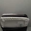 Pamo Babe Travel Crib - Lightweight Baby Playard with Zip Door, Carry Bag for Airplane - Easy to Carry (Grey)