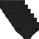 Hanes Girls' Comfort, Period. Boys'hort & Hipster Period Underwear, Moderate Protection, 6 Pack, 14