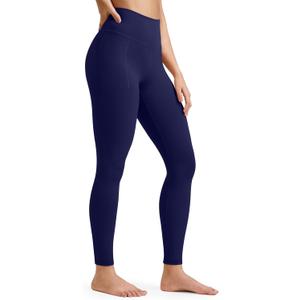 G4Free BareFeel High Waisted Classic/Seamless Lounge Leggings Soft Workout Yoga Pants for Women with Pockets 20"/25"/27"/29" (Large, Royal Blue)