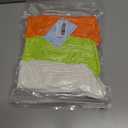 2 x Women's Neon Scrunch Crew Socks 80s 90s Retro 3-Pack Cotton Stacked Boot Calf Cozy Ribbed Slouchy Socks Size 5-10 (1-white/Neon Green/Neon Orange)