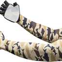 Sports Compression Arm Sleeves for Youth Teens Sun Protection Sleeves for Baseball Golf Volleyball Basketball (Wan Yu Camouflage)