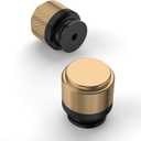 Amerdeco 10 Pack Champagne Bronze Black Knurled Cabinet Knobs Kitchen Cabinet Pulls for Drawer Dresser, Cupboard and Wardrobe ZH040