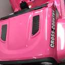 Funcid Ride on Truck Car, Kids 12V Electric Ride on Toys with Parent Remote Control, Spring Suspension, Bluetooth Music, LED Lights - Pink