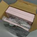 7 x Picrit 8.5x11 Picture Frame Set of 12, Display 6x8 with Mat or 8.5 x 11 without Mat, Photo Frames for Wall Mounting or Table Top Display, Pink