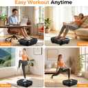 Vibration Plate Exercise Machine for Lymphatic Drainage, Vibration Platform for Weight Loss, 400 Lbs Capacity Shake Plate Full Body Workout Vibrate Fitness Platform for Home Women Men