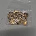14 Pieces Black Gold Metal Blazer Button Set 15mm 20mm for Blazers, Suits, Sport Coats, Uniform, Jackets (MBM22)